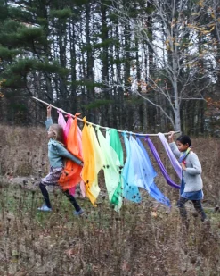 Sarah's Silks Playsilk Sets|Playsilk Displays-Set Of 17 Solid Color Playsilks