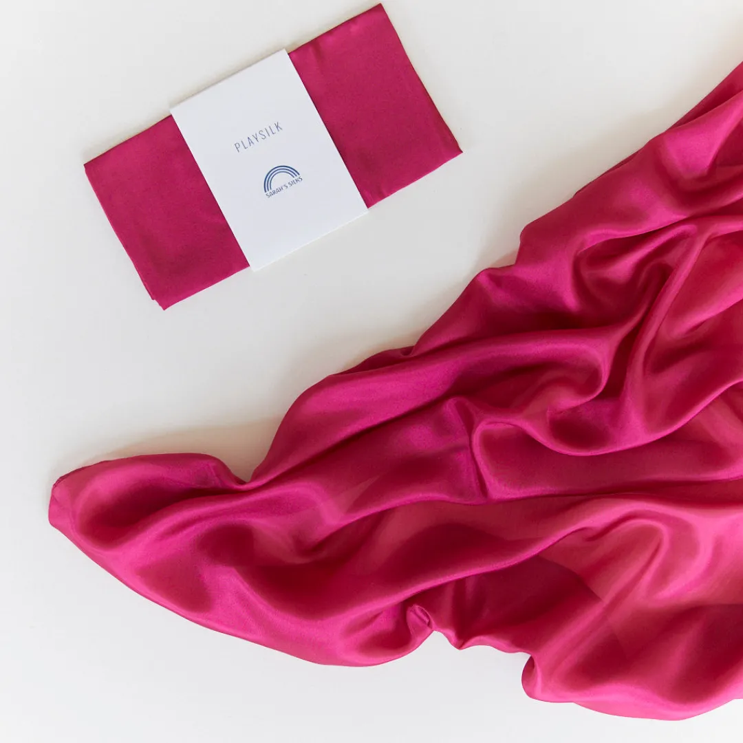 Sarah's Silks Playsilk Displays-Solid Color Playsilks