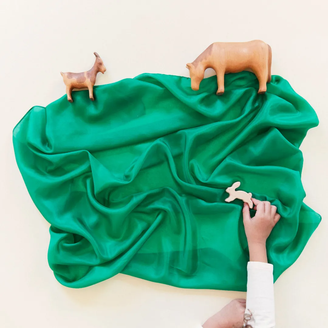 Sarah's Silks Playsilk Displays-Solid Color Playsilks