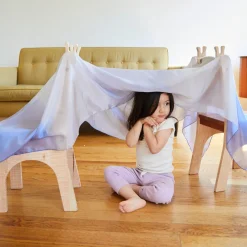 Sarah's Silks Fort Kits|Waldorf Playstand-Stone Fort Kit