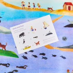 Sarah's Silks Seek & Find Playsilks-Summer In Maine & Mahogany Boat Set