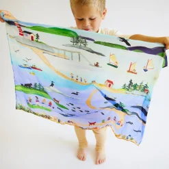 Sarah's Silks Playsilk Sets|Playsilk Displays-Summer In Maine Seek & Find Playsilk