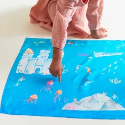 Sarah's Silks Mini Playsilks|Mermaid Party-Under The Sea Playmap