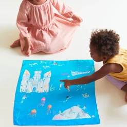 Sarah's Silks Mini Playsilks|Mermaid Party-Under The Sea Playmap