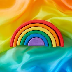 Sarah's Silks Rainbow Unicorn Party-Wooden Rainbow