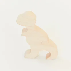 Sarah's Silks Wooden Animals-Wooden Tyrannosaurus Rex